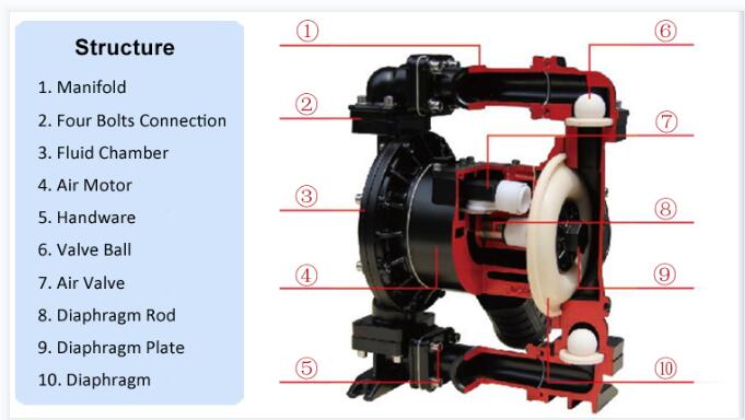 Structure Of Diaphragm Pump