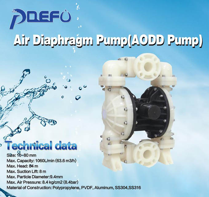 Dry Running of the Diaphragm Pump